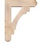 Ekena Millwork Merced Craftsman Smooth Bracket w/ Offset Brace, Douglas Fir, 7 1/2"W x 28"D x 36"H BKT0806X28X36MRC04SDF - alternate 4